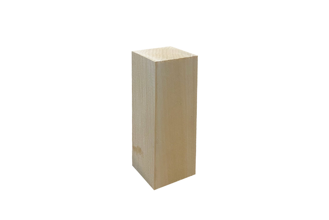 Basswood Carving Block - 2" x 2" x 6" (Set of 9)