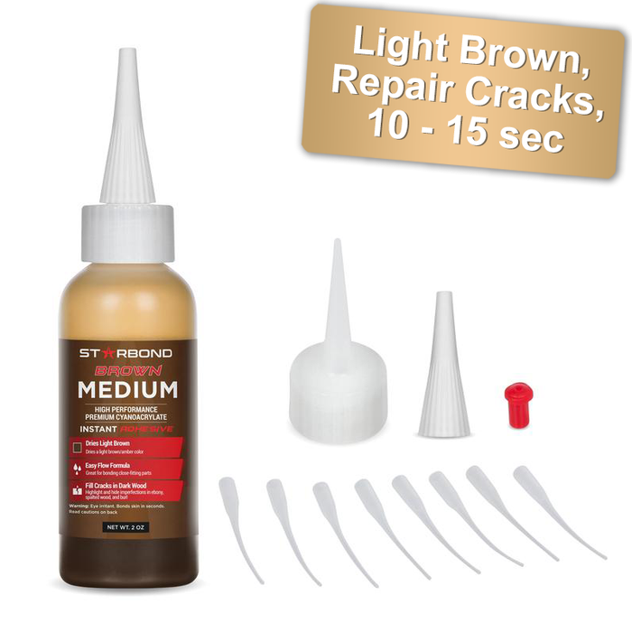Starbond Brown Medium CA Glue