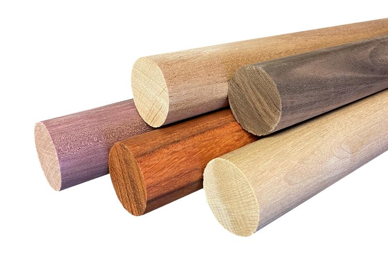 Round 90 Hardwood Dowels Available In Species