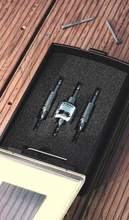 FAMAG - 60° TCT Drill-Countersink Set for Decking