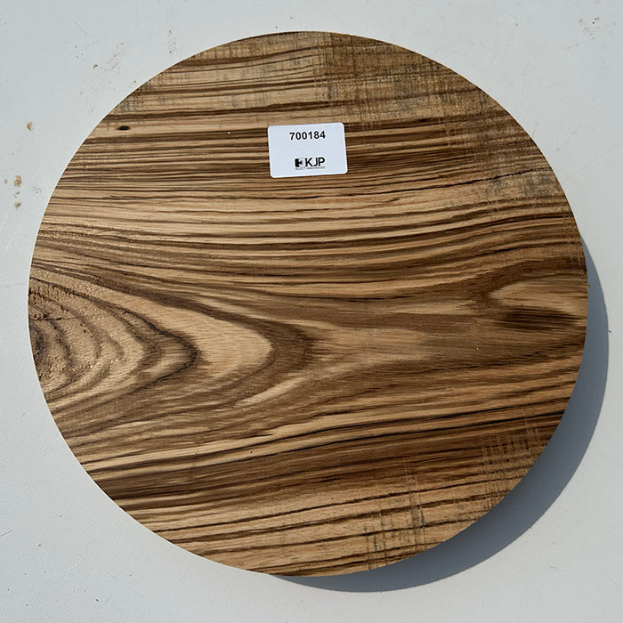 Zebrawood Platter Blank - One of a Kind