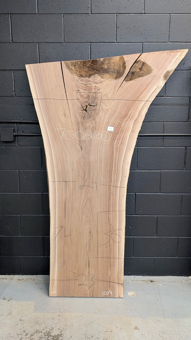 beautiful walnut crotch live edge slab