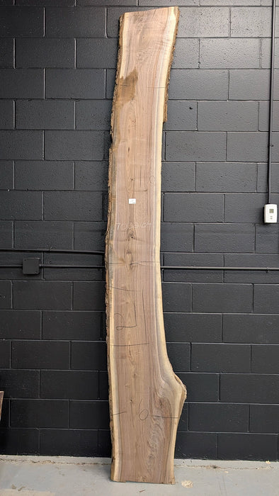 narrow walnut slab