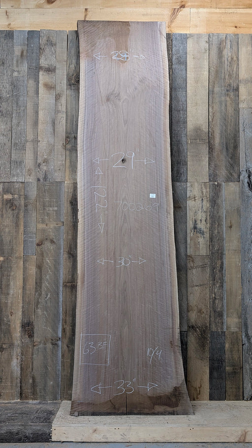 live edge curly walnut stunning slab for sale