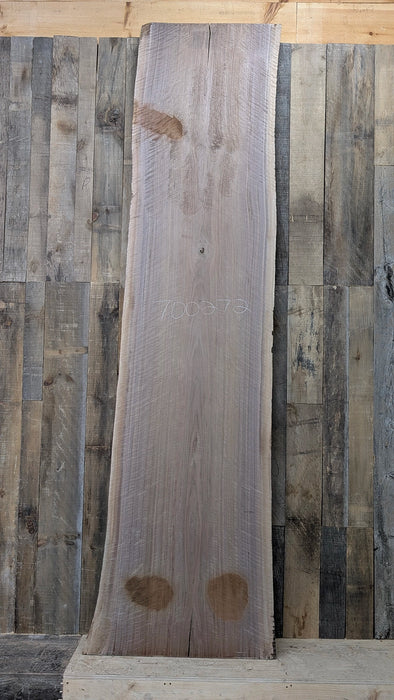 curly walnut live edge slab for woodworking