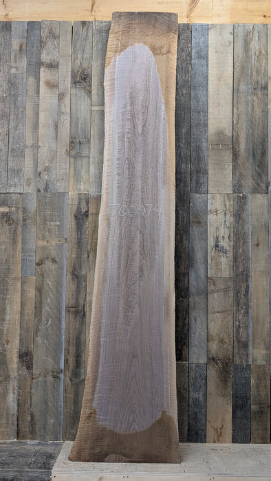 curly walnut live edge slab