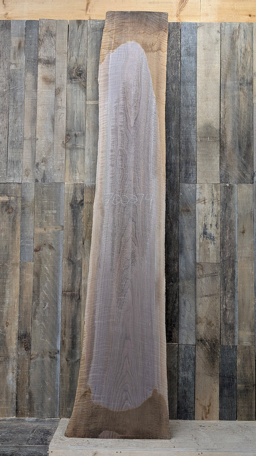 curly walnut live edge slab