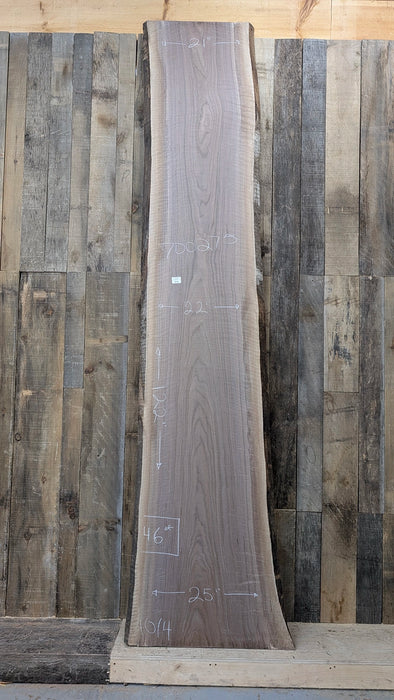 25" wide walnut slab
