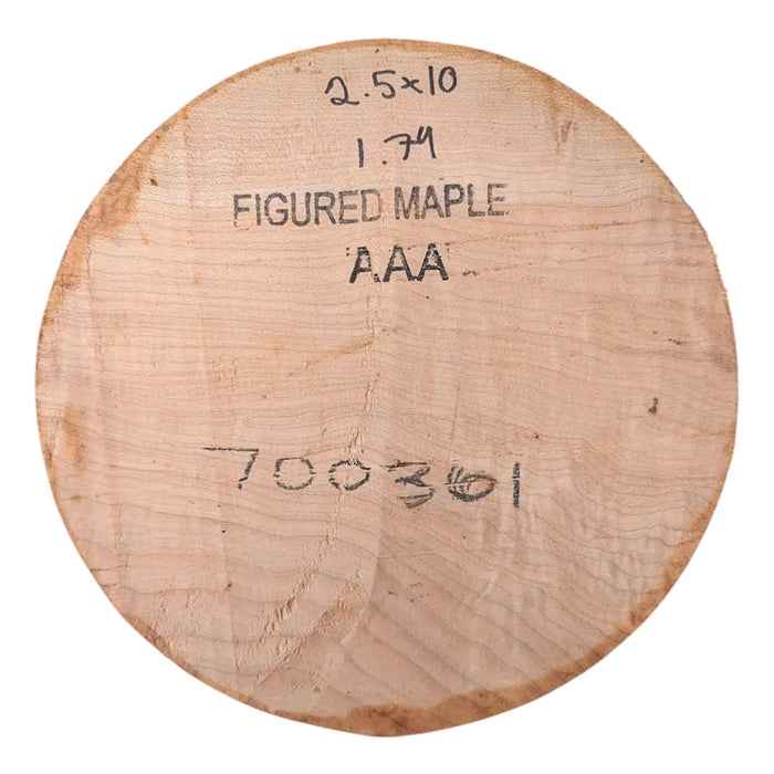 Figured Maple Bowl Blank - One of a Kind