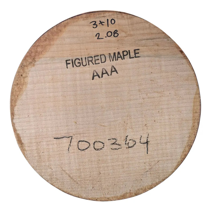 Figured Maple Bowl Blank - One of a Kind