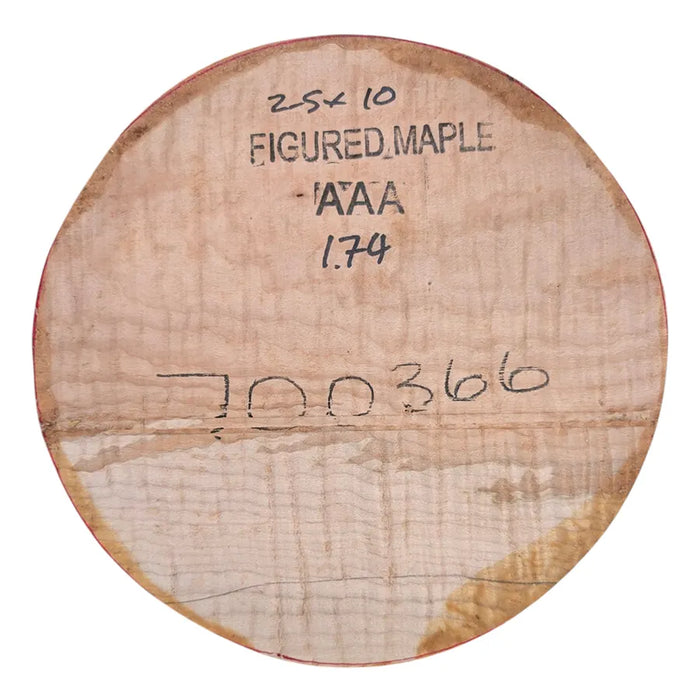 Figured Maple Bowl Blank - One of a Kind