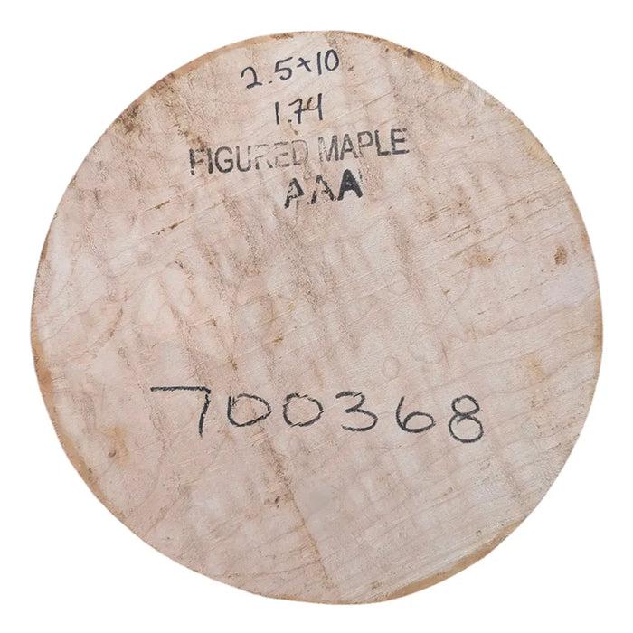 Figured Maple Bowl Blank - One of a Kind