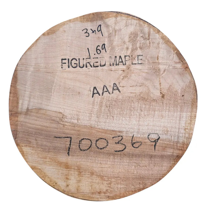 Figured Maple Bowl Blank - One of a Kind