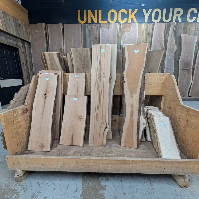 Cherry charcuterie boards live edge