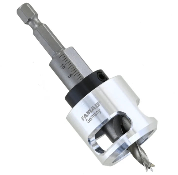 FAMAG - 60° TCT Drill-Countersink Set for Decking