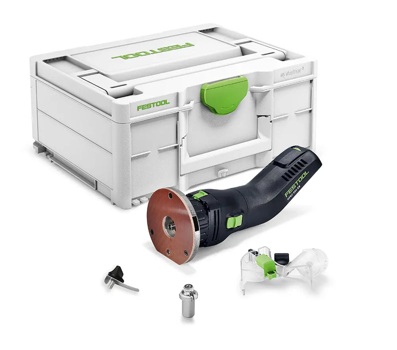 Festool - OFKC 500 Cordless Edge Router outside of the systainer