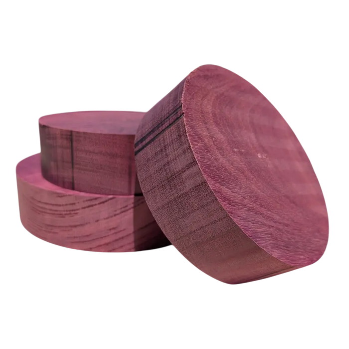 Purple heart bowl blank