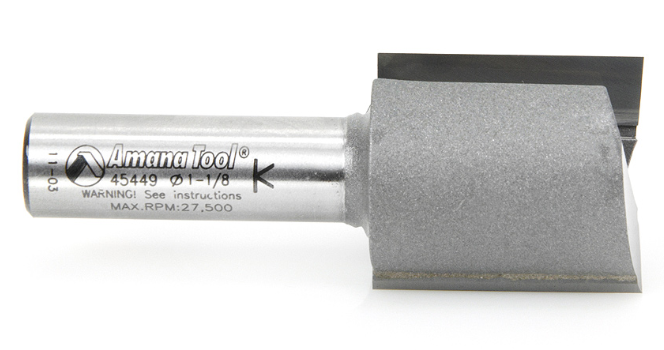 Amana - 45449 - 1-1/8" Straight Plunge Bit