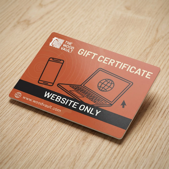 The Wood Vault Gift Card - WEBSITE ONLY