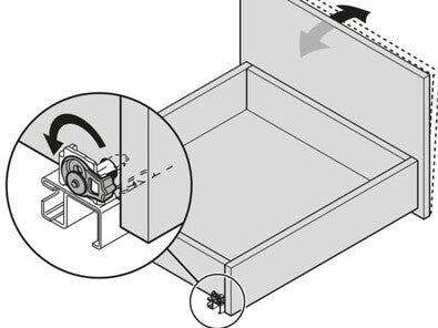 Blum Tandem Install Locking Device 2