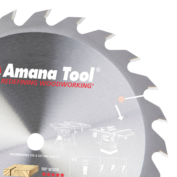 Amana - 10" x 24 Tooth - Ripping Blade