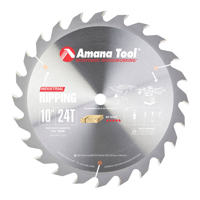 Amana - 10" x 24 Tooth - Ripping Blade