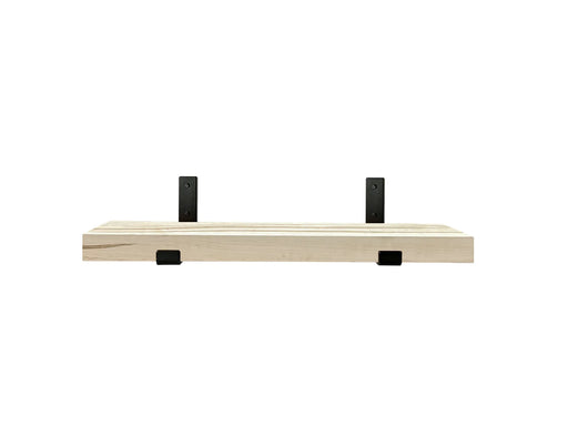 Ambrosia Maple Shelf with black brackets