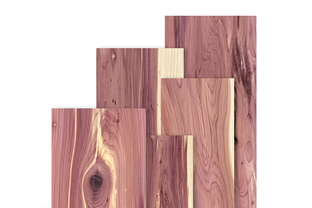 4/4 Rough Cut Aromatic Cedar Lumber Pack