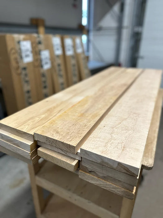 4/4 Rough Cut Bird's Eye Maple Lumber Pack