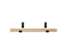 Maple Shelf with black brackets