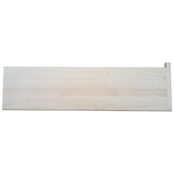 Solid Maple Stair Tread with Return
