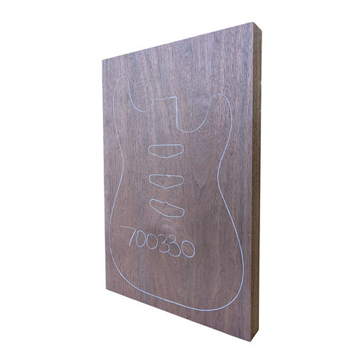 High quality Peruvian Walnut guitar body blank used to make unique custom guitars.