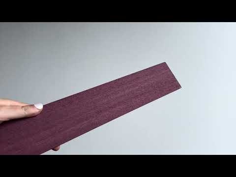 Purpleheart wood thin