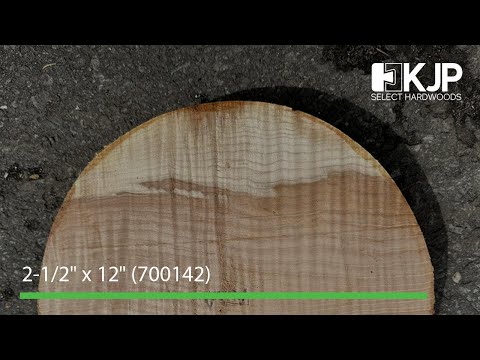 Figured Maple Bowl Blank - One of a Kind