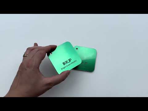 Bright Green Metallic Acrylic Sheets