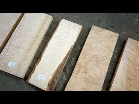 Quilted Maple Lumber - Billet