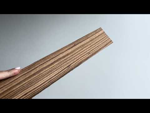Zebrawood thin wood