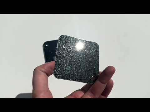 Black Glitter Acrylic Sheets