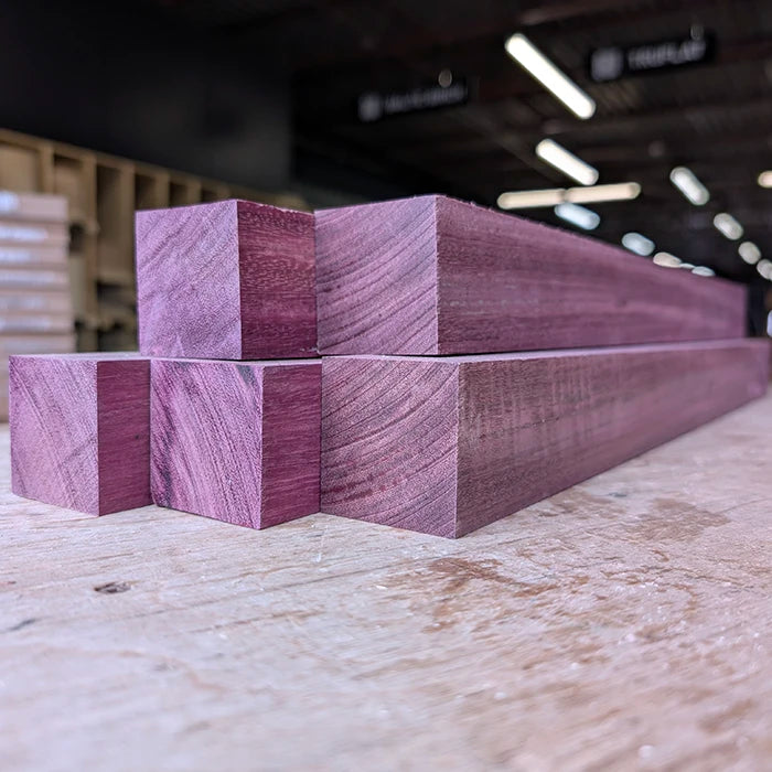 Purpleheart Turning Square
