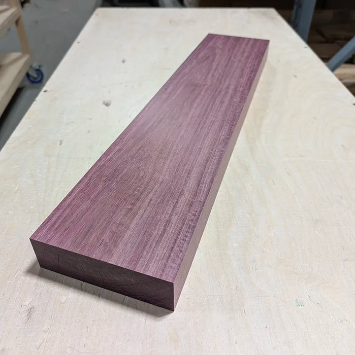 purpleheart s4s thick available for shipping