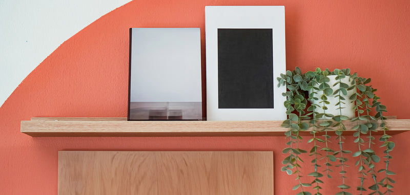 Red Oak Floating Shelf