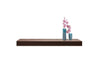 Roasted ash shelf with plant