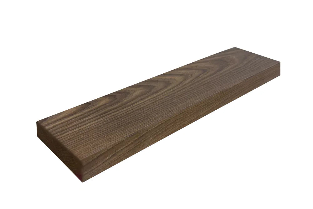 roasted ash floating shelf