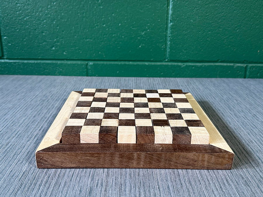 Learn to make a chess game out of wood