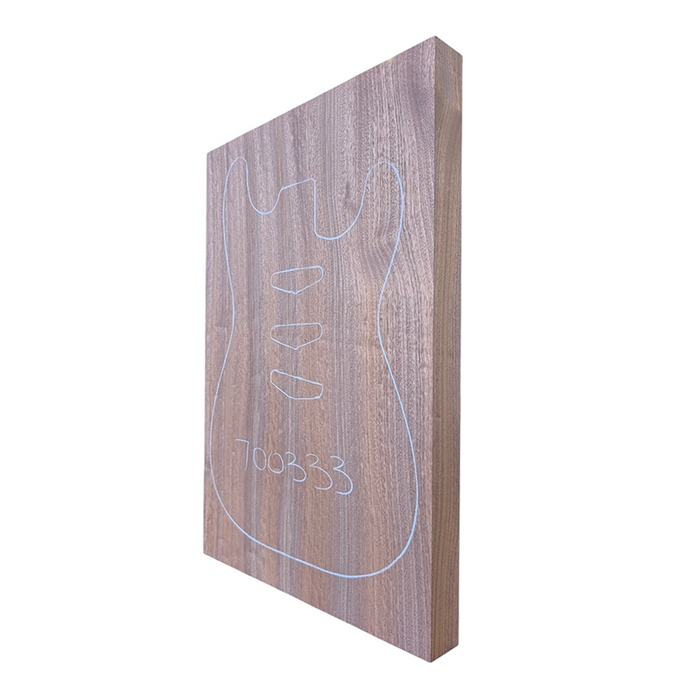 High quality sapele guitar body blank used to make unique custom guitars.