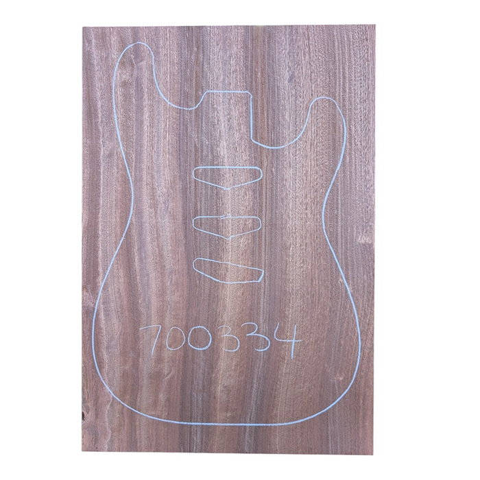High quality sapele guitar body blank used to make unique custom guitars.