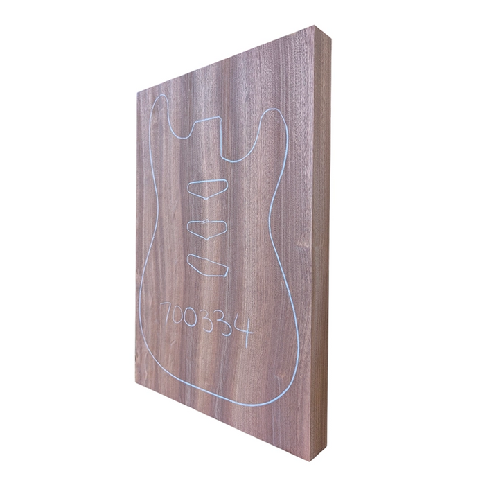 High quality sapele guitar body blank used to make unique custom guitars.