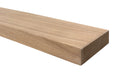 Sapele Floating Shelf zoomed in