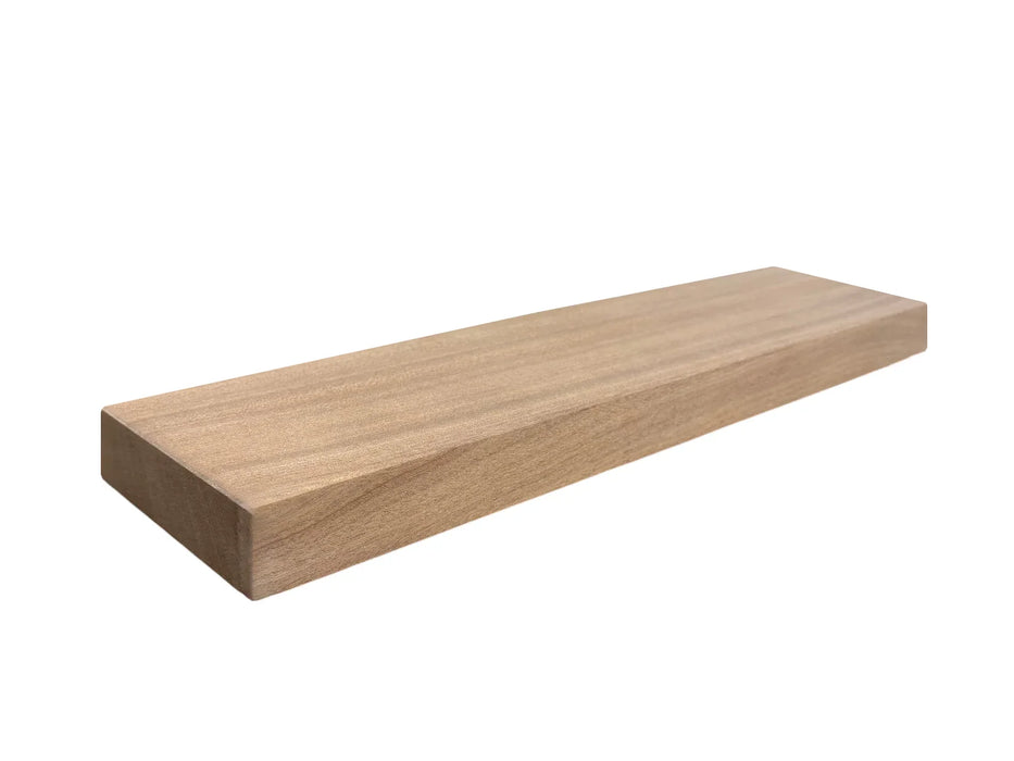 Sapele Floating Shelf