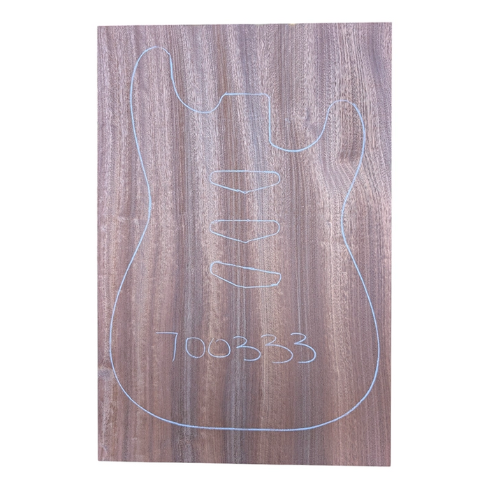 Sapele guitar blank for luthiery